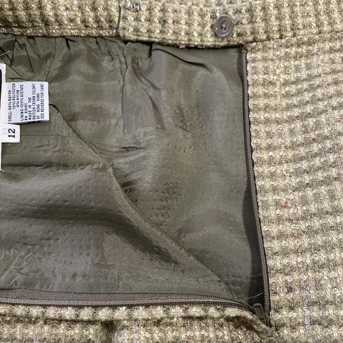 Vintage Carlisle Tweed Skirt Size 12 Lined Career Wear Fall Winter - Picture 15 of 20
