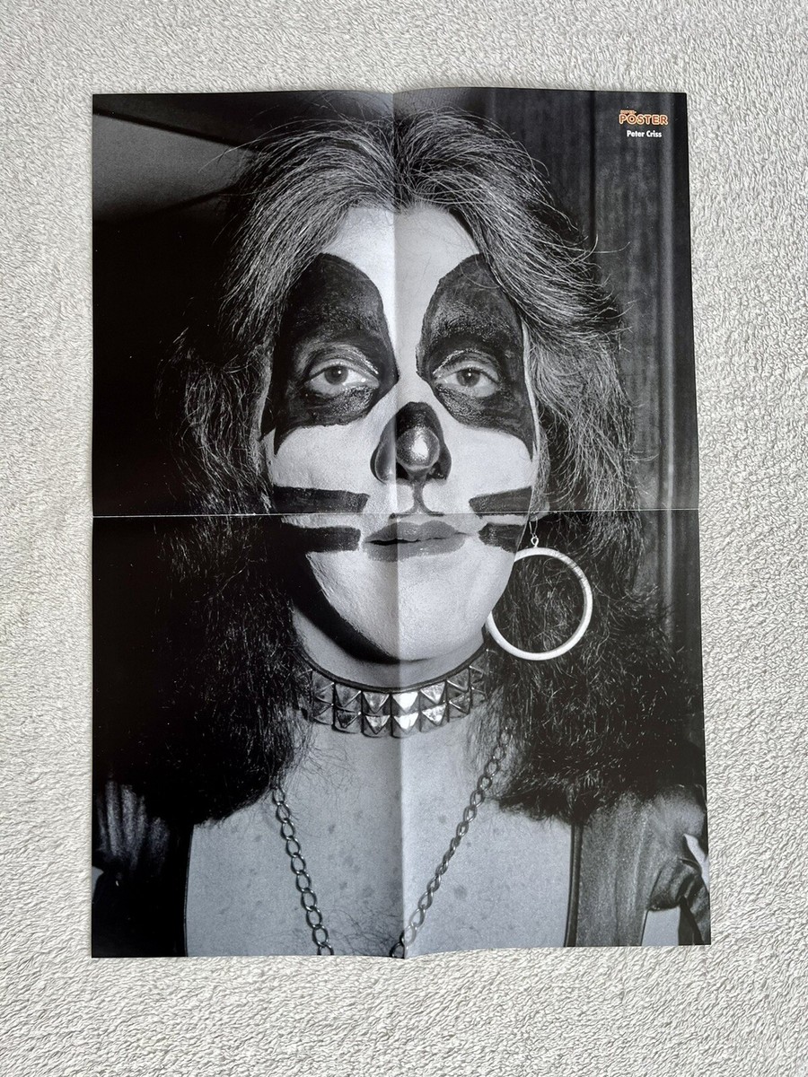 KISS POSTER 1974 PETER CRISS SIMMONS GERMAN TRIBUTE SUPER POSTER