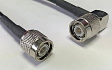 TNC Male Angle to TNC Male RG8X Low Loss Coax Cable Pick Lot Length USA