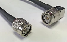 TNC Male Angle to TNC Male RG8X Low Loss Coax Cable Pick Lot Length USA
