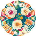 Whirligig Wind Spinner 3D Summer Flowers Outdoor Garden Decor Hanging Ornament