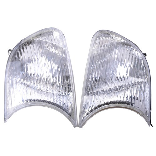 Fits BMW 3 Series E46 1998-2001 2 Door Corner Turn Signal Light Lamp Cover 2PCS - Foto 4 di 7