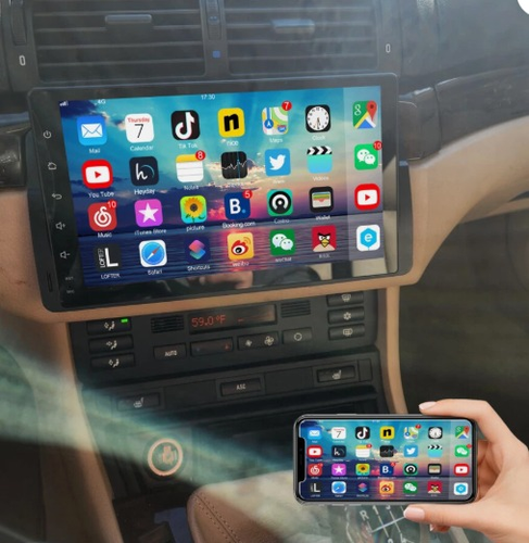 Android  Autoradio Apple Carplay DSP GPS Navi Für BMW 3er E46 1998-2006 - Bild 2 von 6