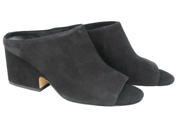 VINCE F8247L1002 PETRA SUEDE MULE HEEL SZ 5 eBay