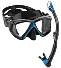 Italian Design Panoramic Silicone Wide View Scuba Snorkel Mask Dry Snorkel Set