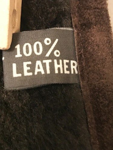 Vintage 1970s AMC Argentina Boho Mod Patchwork Suede Leather & Faux Fur Coat - L - Picture 11 of 12