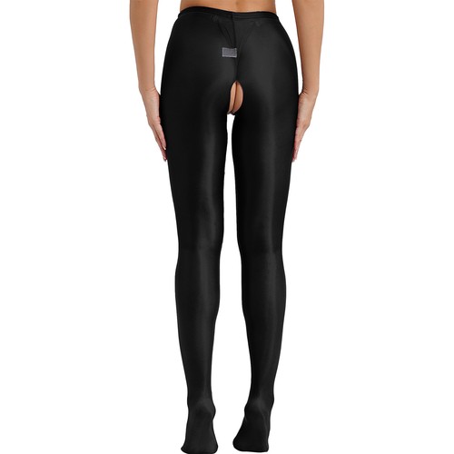 Womens Pantyhose Open Butt Bodystocking Comfortable Tights High Waist Lingerie - Imagen 47 de 74