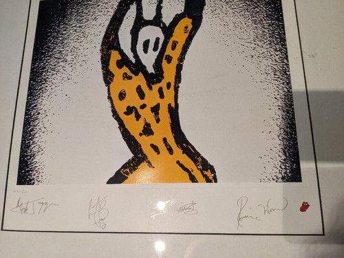 Rolling Stones Voodoo Lounge édition limitée imprimé 2090/5000 remise signatures imprimées ?