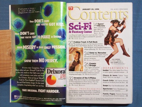 TV GUIDE SCI-FI & FANTASY ISSUE XENA HERCULES BROOKLYN QUEENS EDITION X-FILES OS - Picture 2 of 12