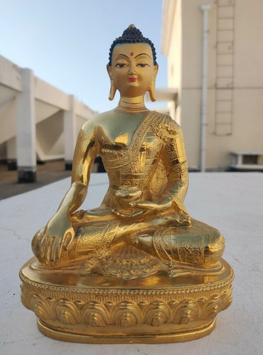 bronze gilt statue Buddha Bodhisattva Manjushri Tara Sakyamuni - Picture 3 of 7