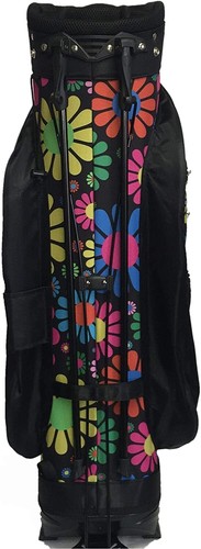 Birdie Babe Moondance Flowered Ladies Womens Hybrid Golf Bag w/ Stand - Picture 3 of 4