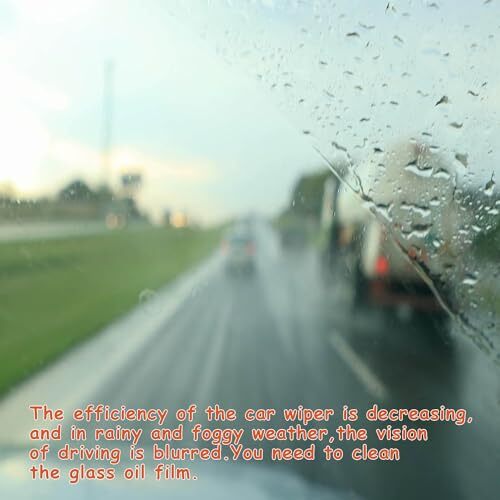2PCS Car Glass Oil Film Cleaner 240g,Glass Film Removal Paste,Car Windshield - Picture 3 of 7