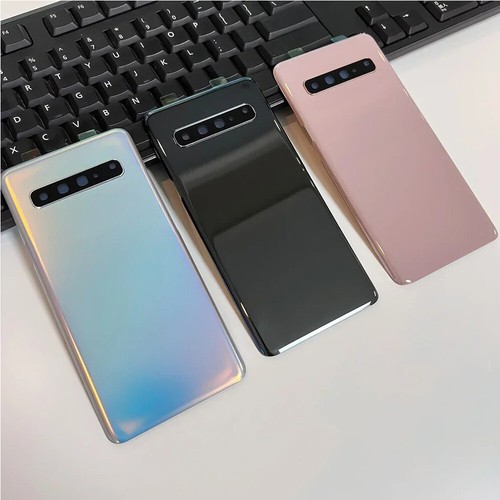 Für Samsung Galaxy S10 5G Akkudeckel Backcover Rückseite Tür Glas Cover Case Ersatz - Bild 4 von 11