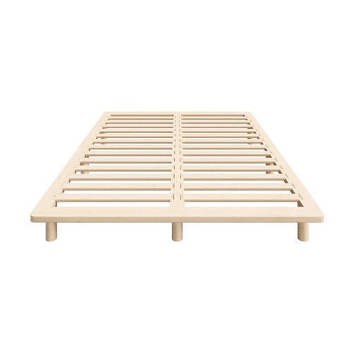 Oikiture Bed Frame Queen Size Wooden Bed Base - Picture 2 of 8