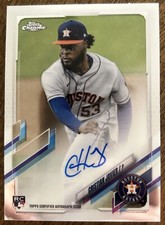 2021 Topps Chrome Christian Javier RC Auto Autograph Astros SP Houston Astros