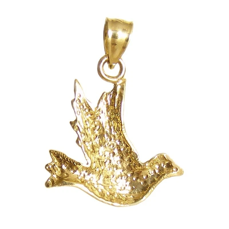 Gold dove pendant deals