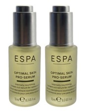 2 x ESPA Optimal Skin Pro-Serum 10ml Travel Size Bottle Intensely Nourishing