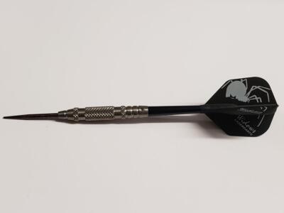 LASERDARTS SILVER WIDOWS 25 Gram Movable-Point Steel Tip Darts