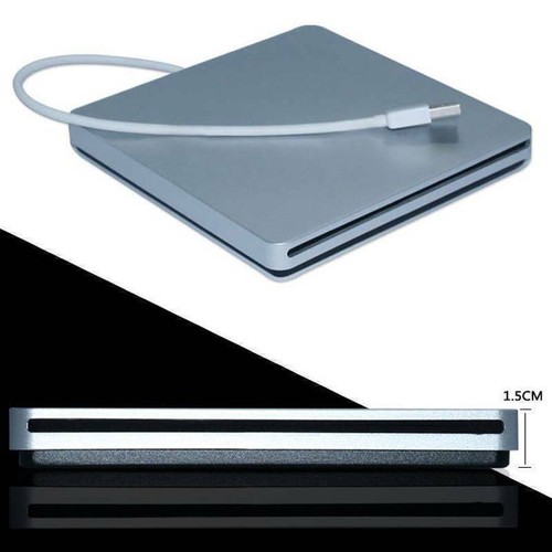 USB External DVD CD Rw Drive Burner Superdrive Apple Macbook Pro Air iMac NEW. - Afbeelding 7 van 8