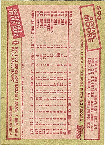 1985 Topps Baseball - Pick / Choose Your Cards List 2 - Picture 325 of 419