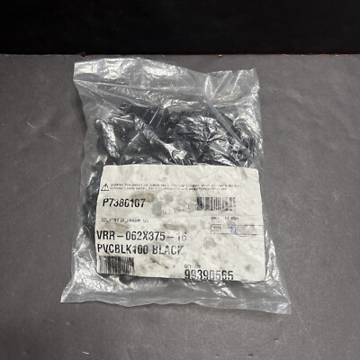 Caplugs VRR-062X375-16 Black Rectangular Round End Finishing Vinyl Caps Grip 200