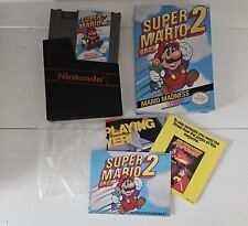 Super Mario Bros. 2 (NES, 1988) Oval Seal - CIB - Mint!