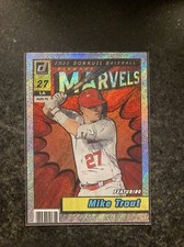 2022 Donruss Mike Trout Marvels Rapture Insert #M-1 LA Angels