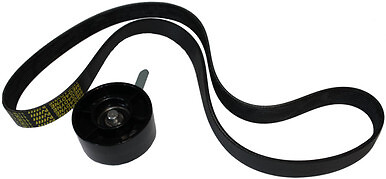 Elite Direto Trainer Belt and Black Pulley Replacement Kit - Picture 1 of 1
