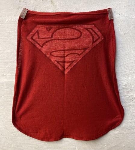 Rare Vintage 1974 DC Comics Superman Cape Toddler Halloween Costume Pajama Piece - Picture 3 of 9