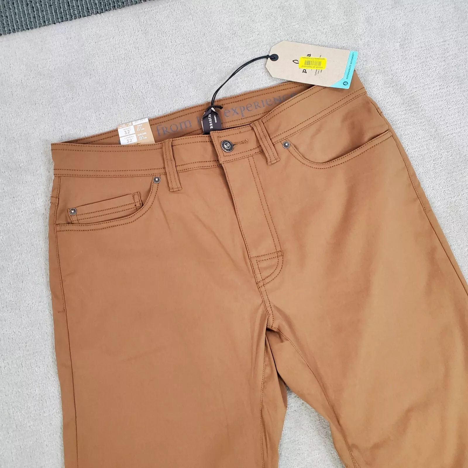 prana brion hiking outdoors slim fit performance stretch pants