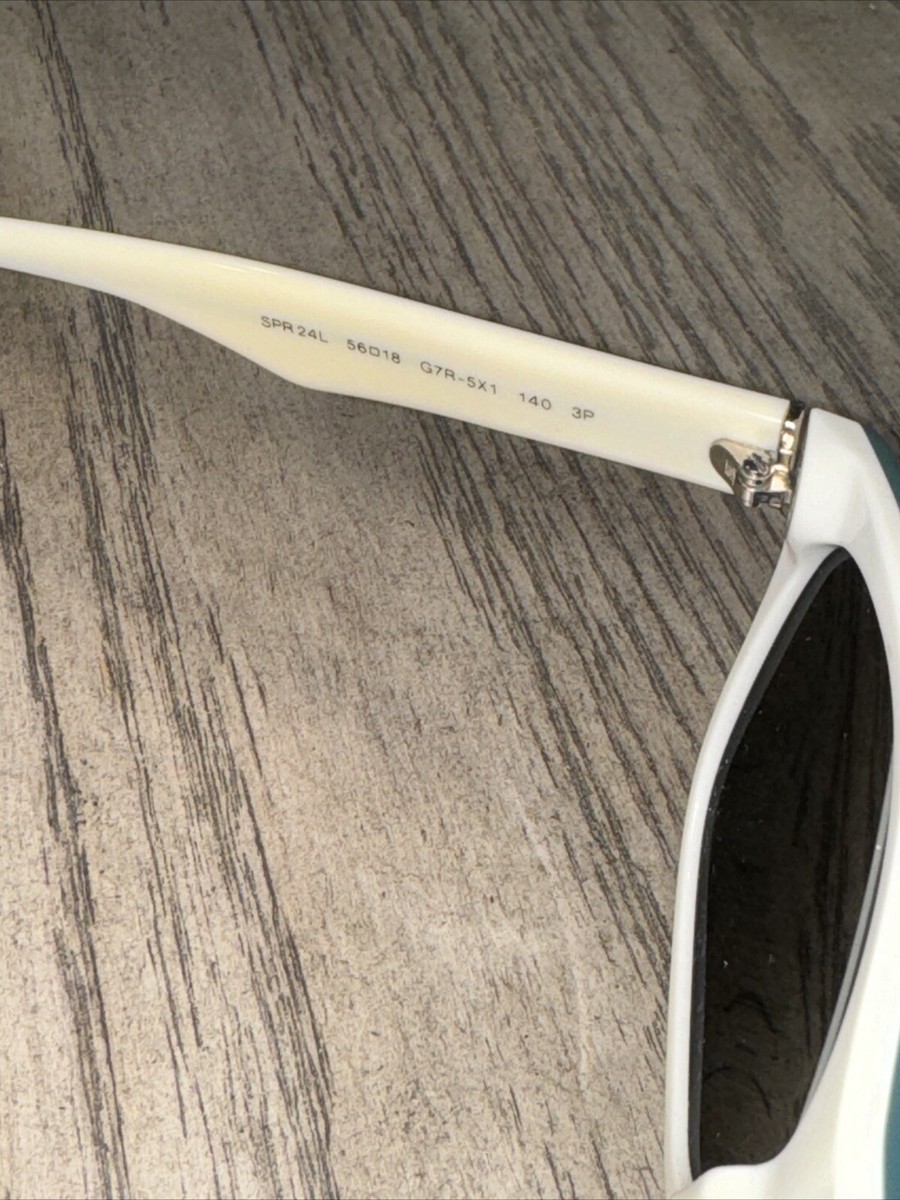 PRADA Sunglasses Vintage Turquoise Blue SPR 24L 56-18 G7R