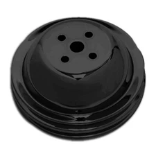 Cobra-Tek Fits  1955-1968 Chevy BB Big Block Black Steel Water Pump Pulley 2