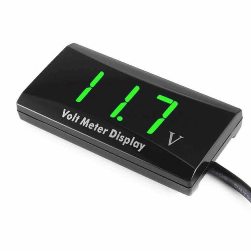 12V LED Digital Display Voltmeter Car Motorcycle Voltage Volt Gauge Panel Meter - Picture 6 of 6