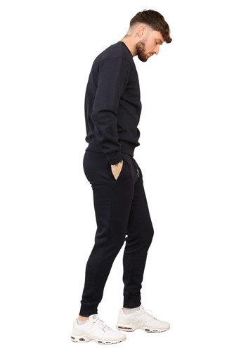 SKM Mens Full Tracksuit Set Pullover Hoodie Hooded Sweatshirt Joggers Bottoms - Picture 19 of 48