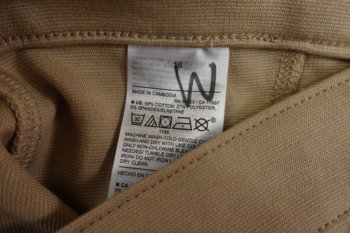 Old Navy Girls Size 16 Khaki School Uniform Ponte-Knit Pull On Jeggings NWT - Picture 6 of 10