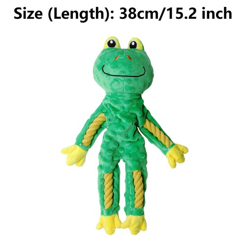 Juguete de peluche para perros mascotas mantener al perro interesado juguetes chirriantes regalos masticar entrenamiento duradero - Imagen 18 de 28