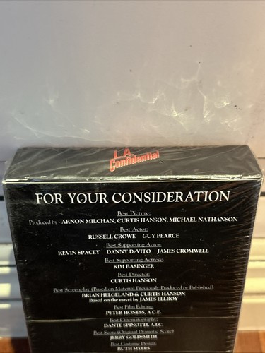 L.A. Confidential (1997) FYC For Your Consideration Academy Screener VHS - Picture 3 of 8