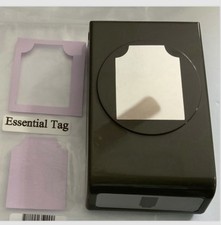 Stampin Up ESSENTIAL TAG Paper Punch Flat Slim Locking Retired Punches 153607