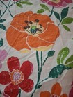 Pb Pottery Barn Nora Duvet Cover Organic Cotton Floral Poppies Full/Queen
