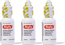 RUGBY Sodium Chloride  5% Eye SOLUTION 15 mL ( 3 pack ) MURO SOLUTION 2/27 Exp