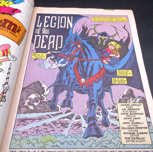 Cómic anual 1987 Marvel Conan el gigante bárbaro tamaño #12 - Imagen 4 de 8