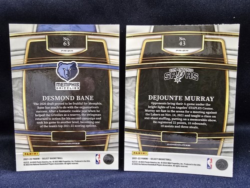 2021-22 Select Basketball Concourse Level Blue Shimmer Prizm 27 Card Lot - Picture 20 of 24