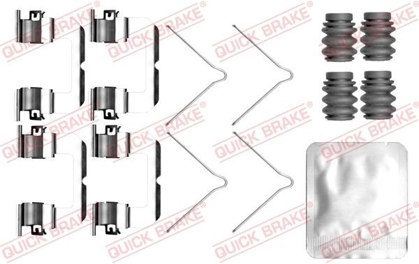 Quick Brake ZubehöRsatz, Scheibenbremsbelag 109-0099 FüR Hyundai Kia-image
