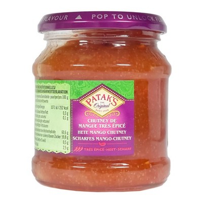 Patak´s HOT Mango Chutney 340g Scharfes Mango Chutney von Pataks