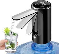 5 Gallon Bottle Water Dispenser, Foldable Universal Water Bottle Pump, Automatic