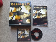 Descent 2 - Parallax PC CD-ROM MS-DOS - RARE Fair condition Big Box