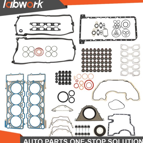 Labwork Engine Rebuild Overhaul Gaskets Kit For BMW 545i 645Ci X5 E53 E60 E63 - Picture 1 of 24