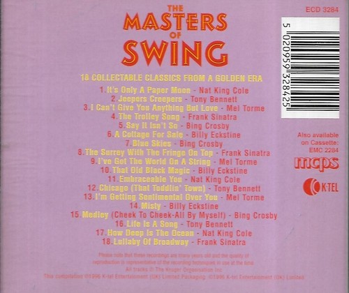 The Masters Of Swing - Various Artists (1996 CD Album) - Picture 2 of 2