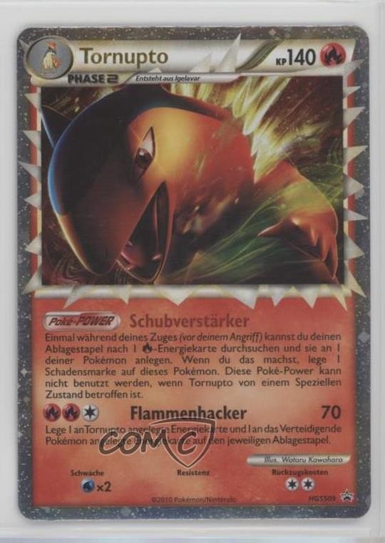 Typhlosion German Pokémon HeartGold & SoulSilver Black Star Promo #HGSS09 2010