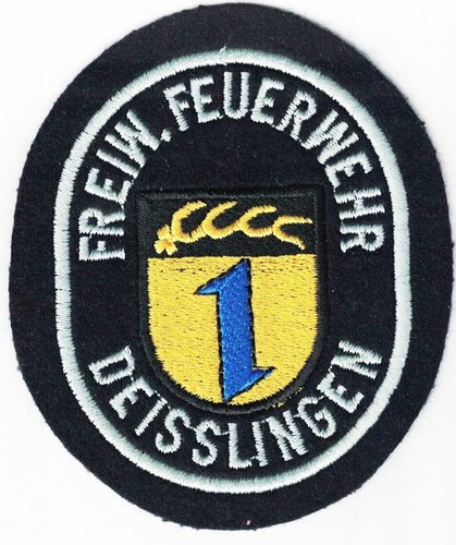 City of Deisslingen Fire Dept. Germany patch Feuerwehr NEW
